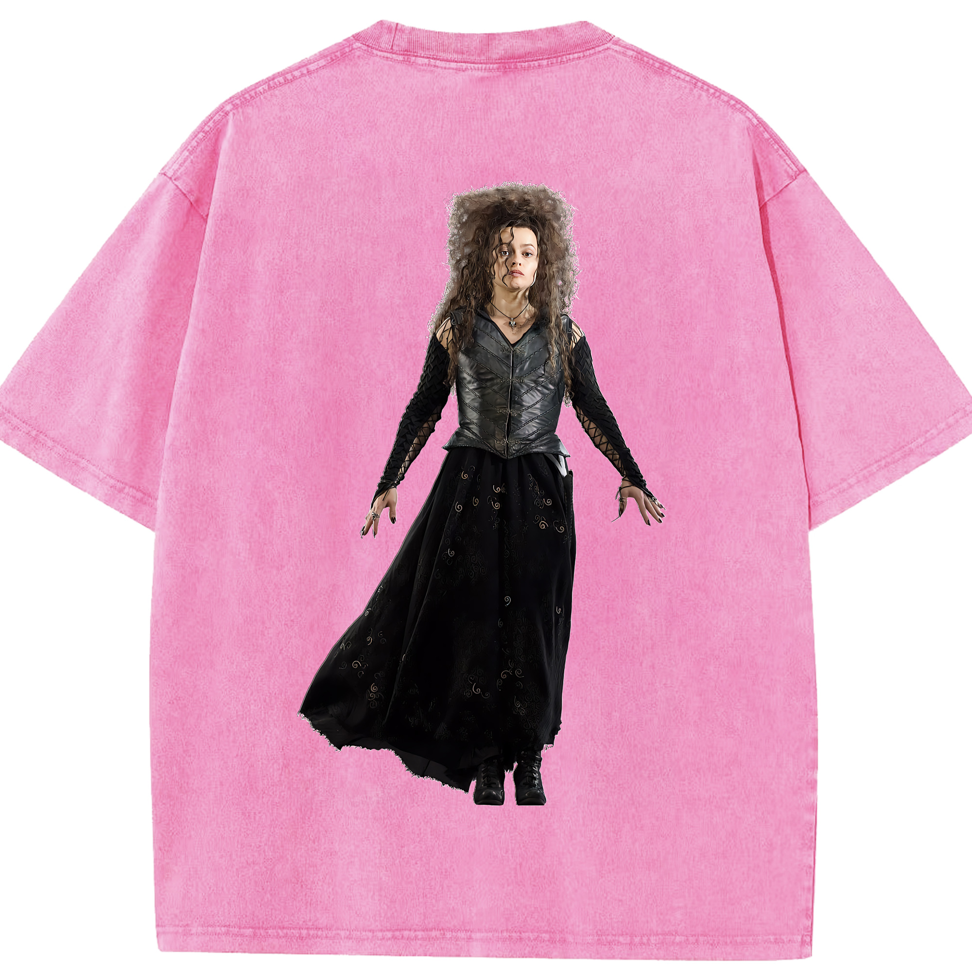 （画像用） Harry Potter ハリー・ポッターシリーズ 綿100% ヴィンテージ風 半袖Tシャツ（背面プリント）